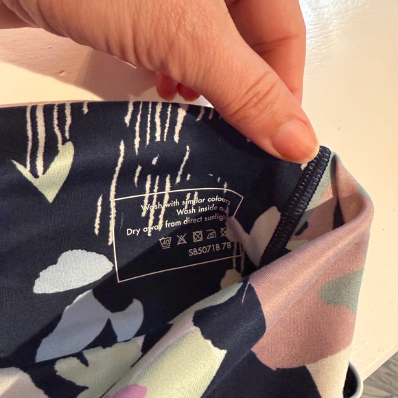 Sweaty Betty Super Sculpt High-Rise Floral Print Performance Leggings - Picture 5 of 5